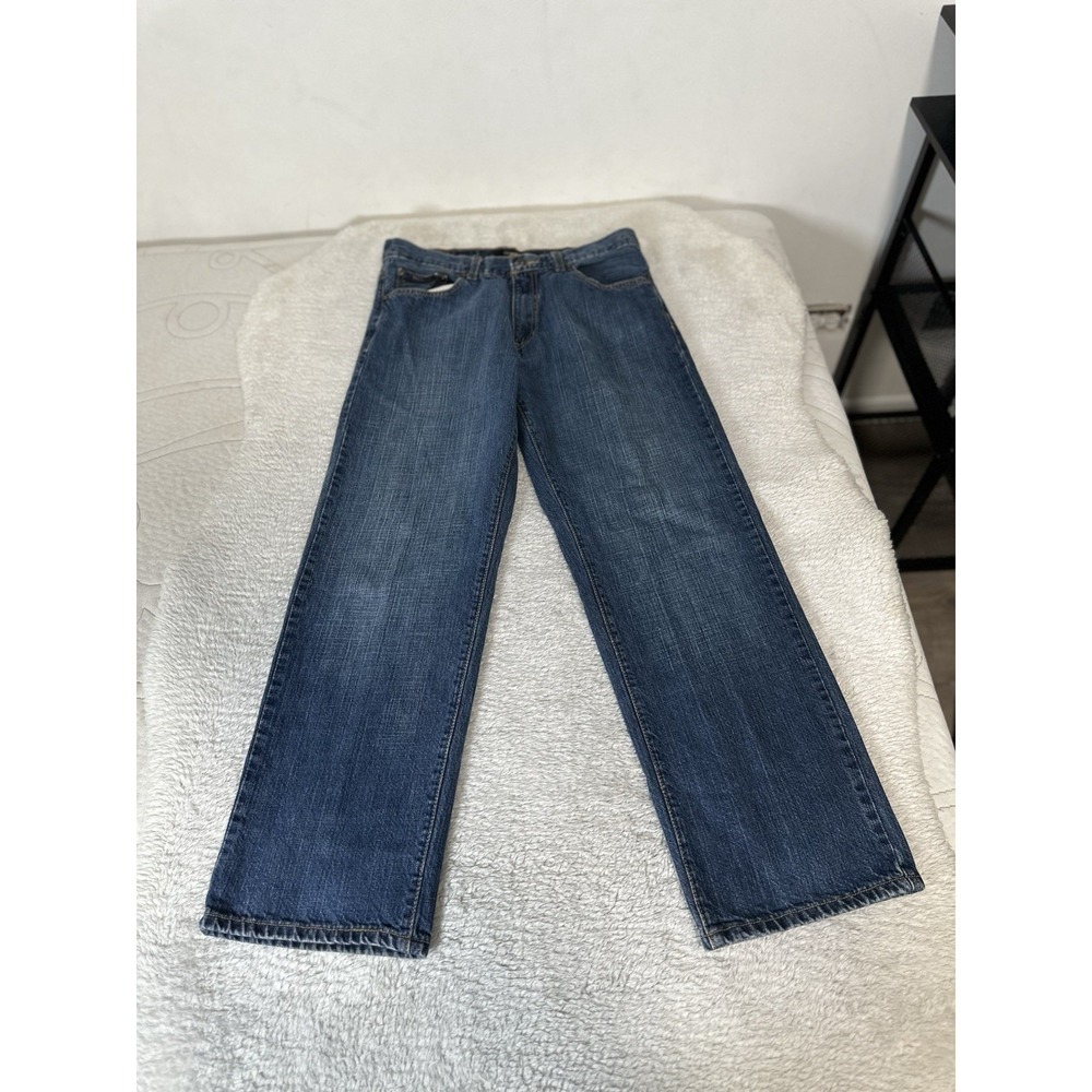 Calvin Klein Men's Blue Denim Straight Jeans Size 32x29‎ Cotton Pants